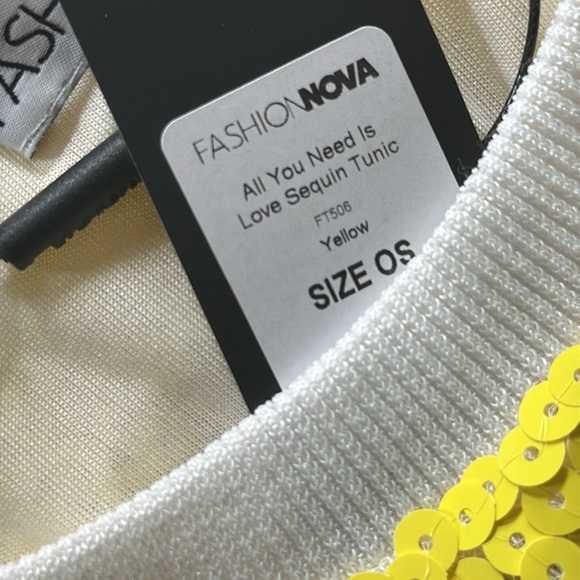 Fashion Nova Yellow Sequin Dress - Picture 12 of 12